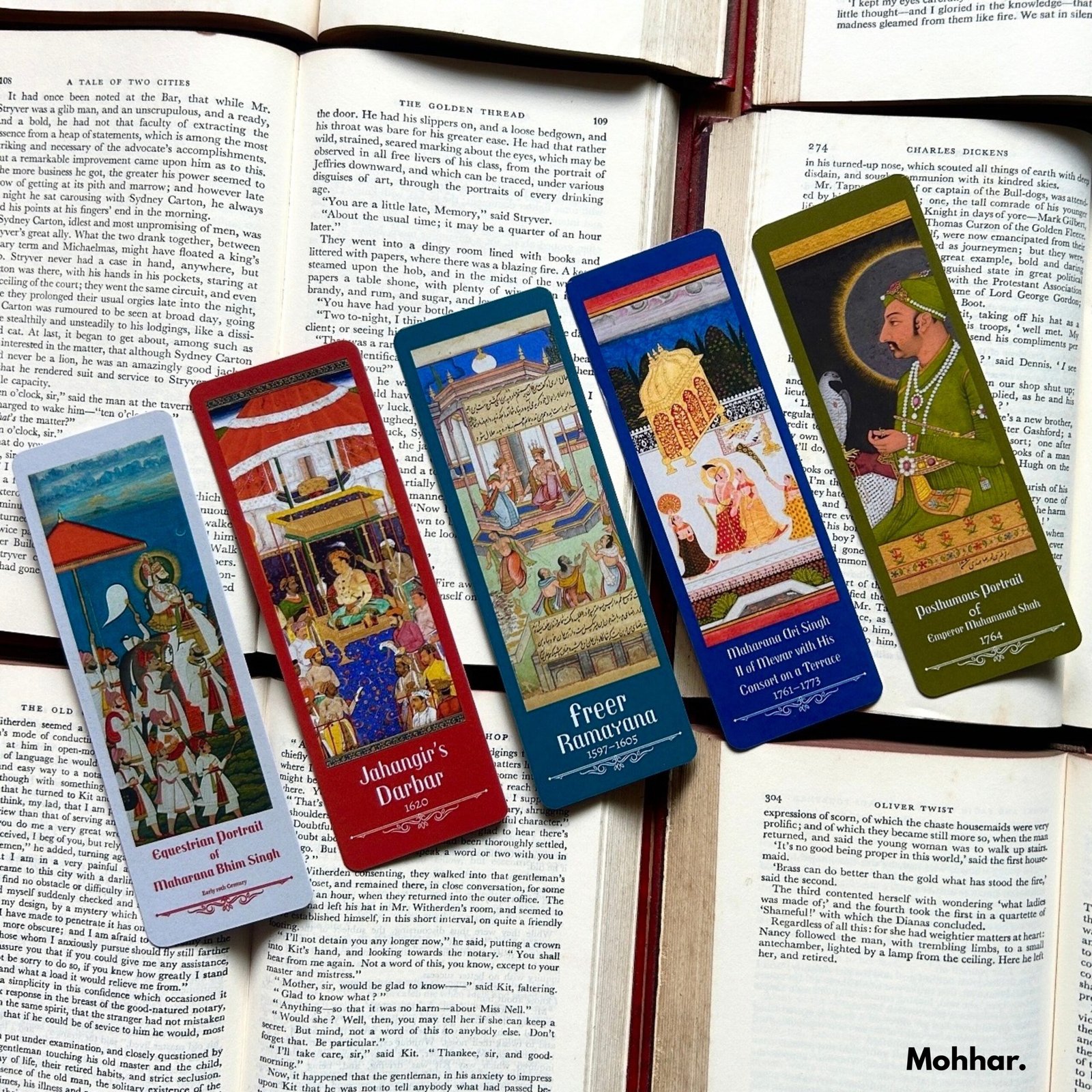 Indian Art Bookmarks Set of 10 – Famous Miniature Paintings Collection with Descriptions – Thermal Matt Lamination - Image 6