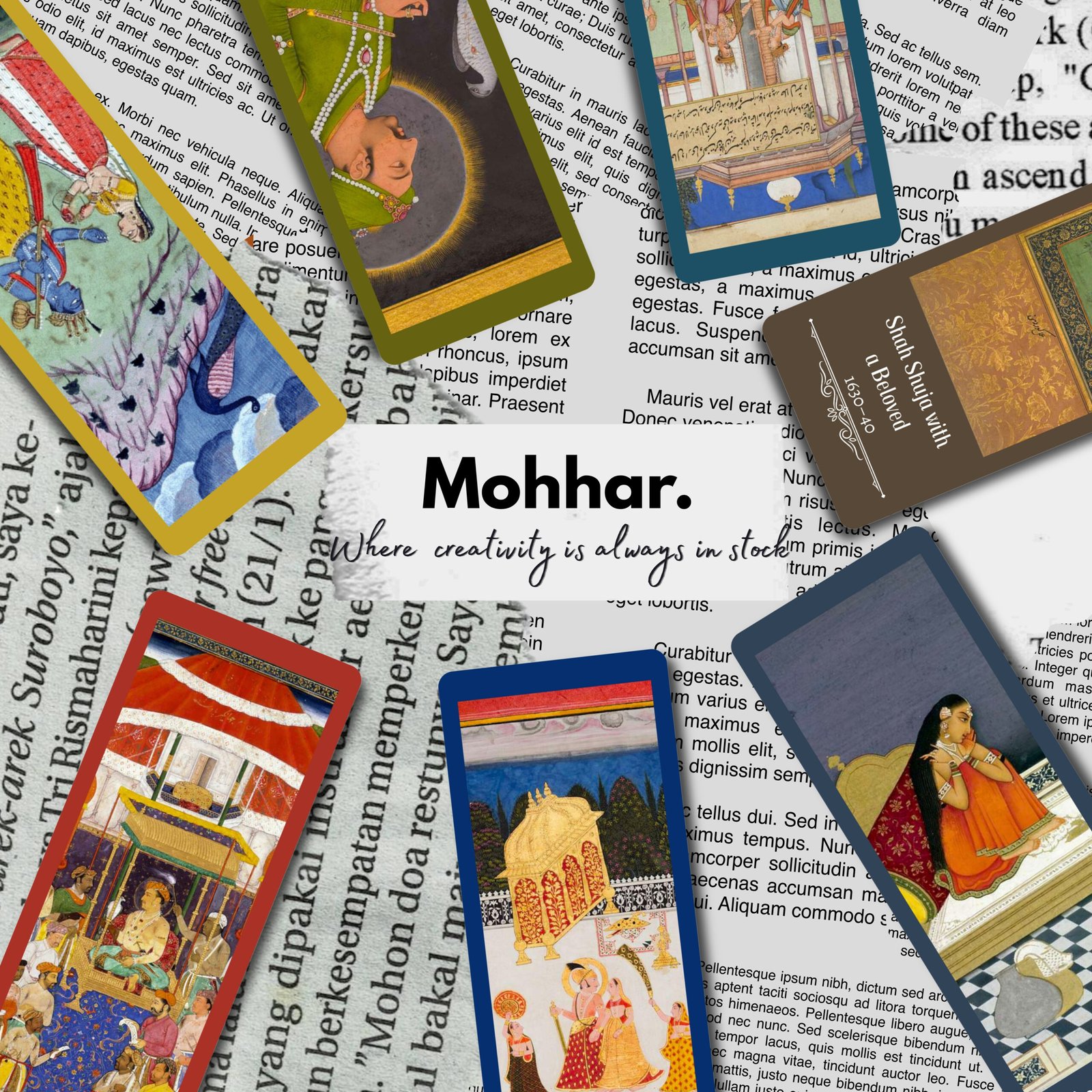 Indian Art Bookmarks Set of 10 – Famous Miniature Paintings Collection with Descriptions – Thermal Matt Lamination - Image 3