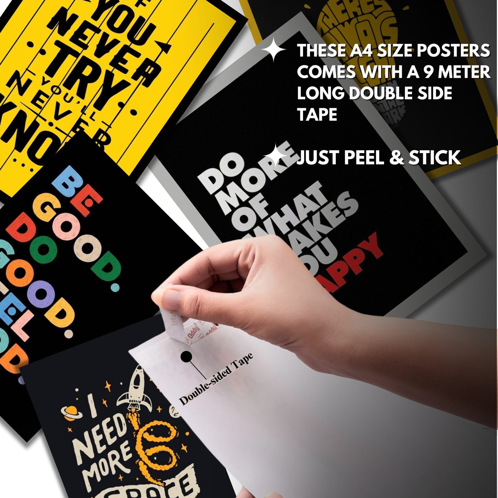 Motivational Posters Set of 12 – A4 Wall Art for Home, Study & Office - Image 6