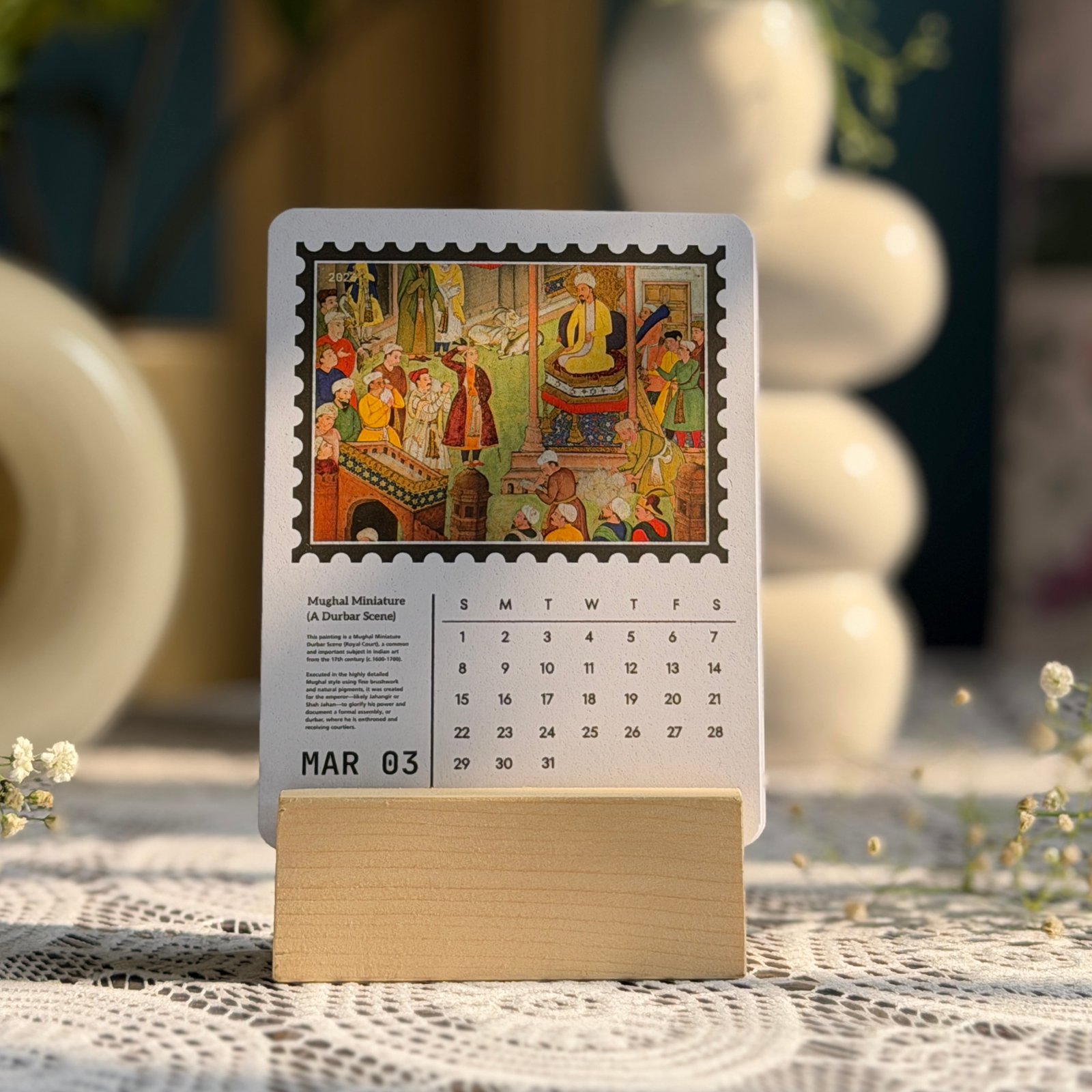 Indian Art Calendar 2026 – 12 Months of India’s Artistic Heritage - Image 3