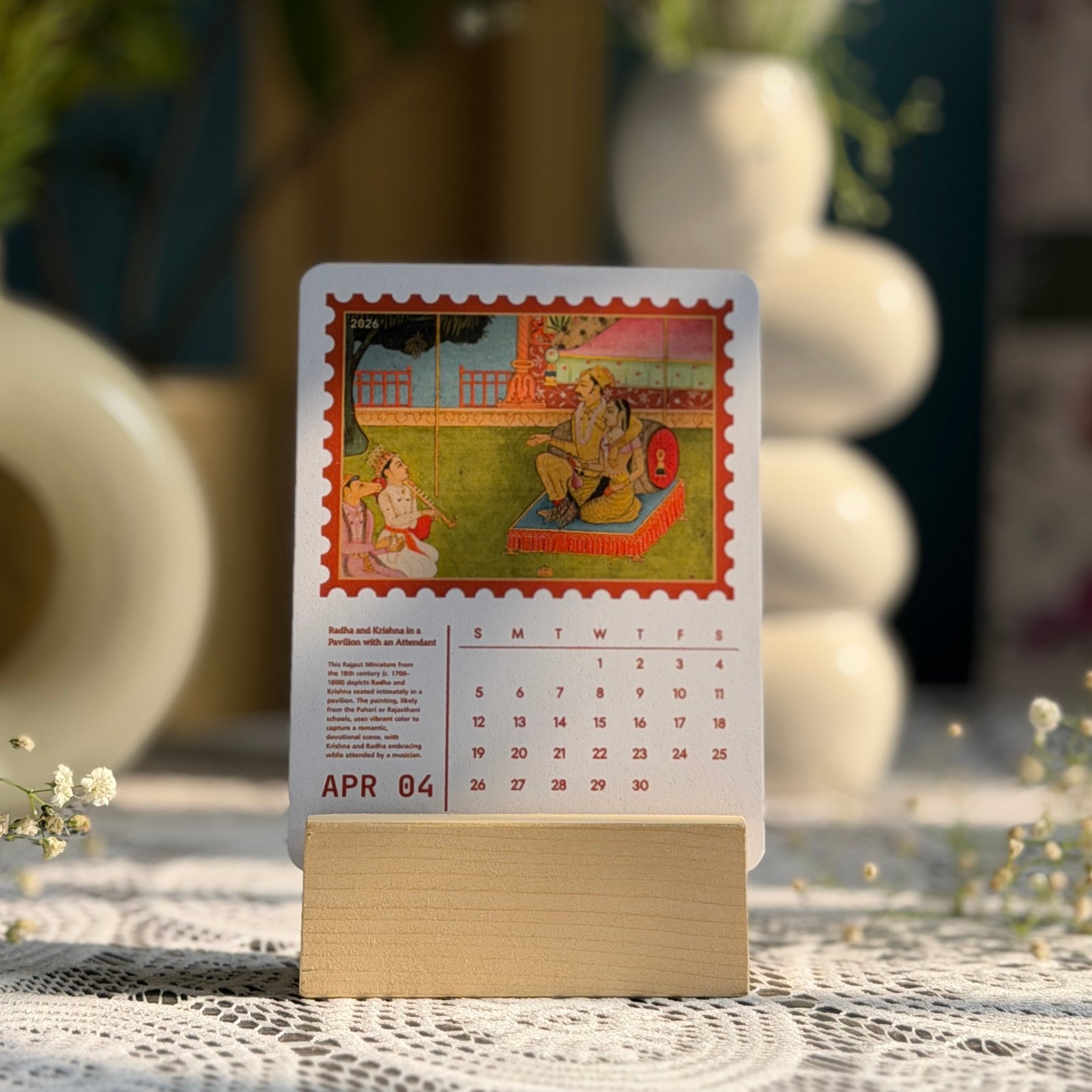 Indian Art Calendar 2026 – 12 Months of India’s Artistic Heritage - Image 4