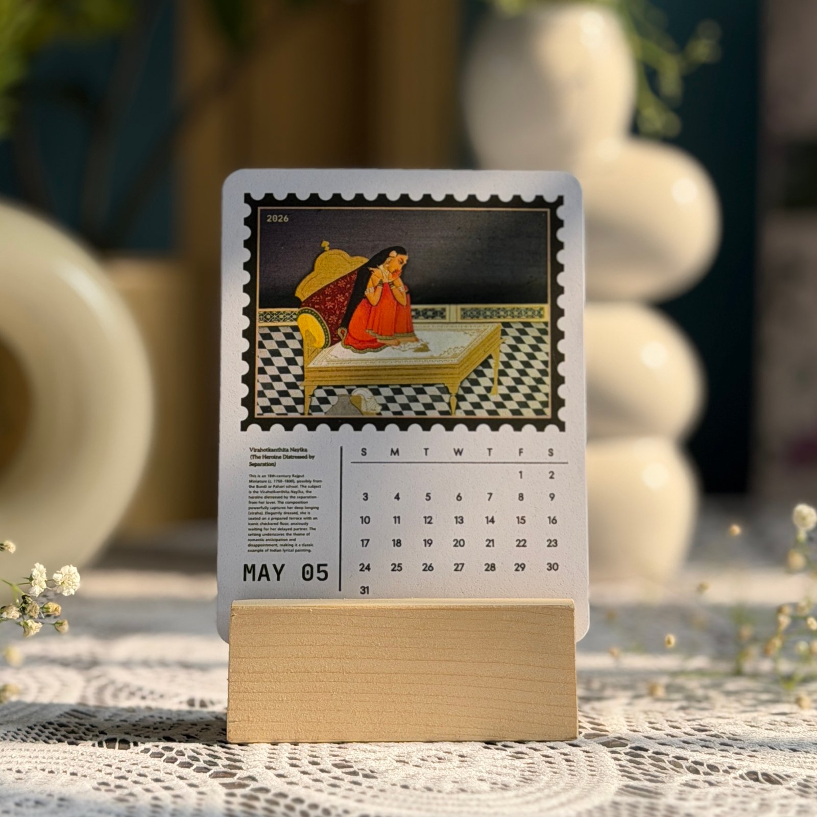 Indian Art Calendar 2026 – 12 Months of India’s Artistic Heritage - Image 5