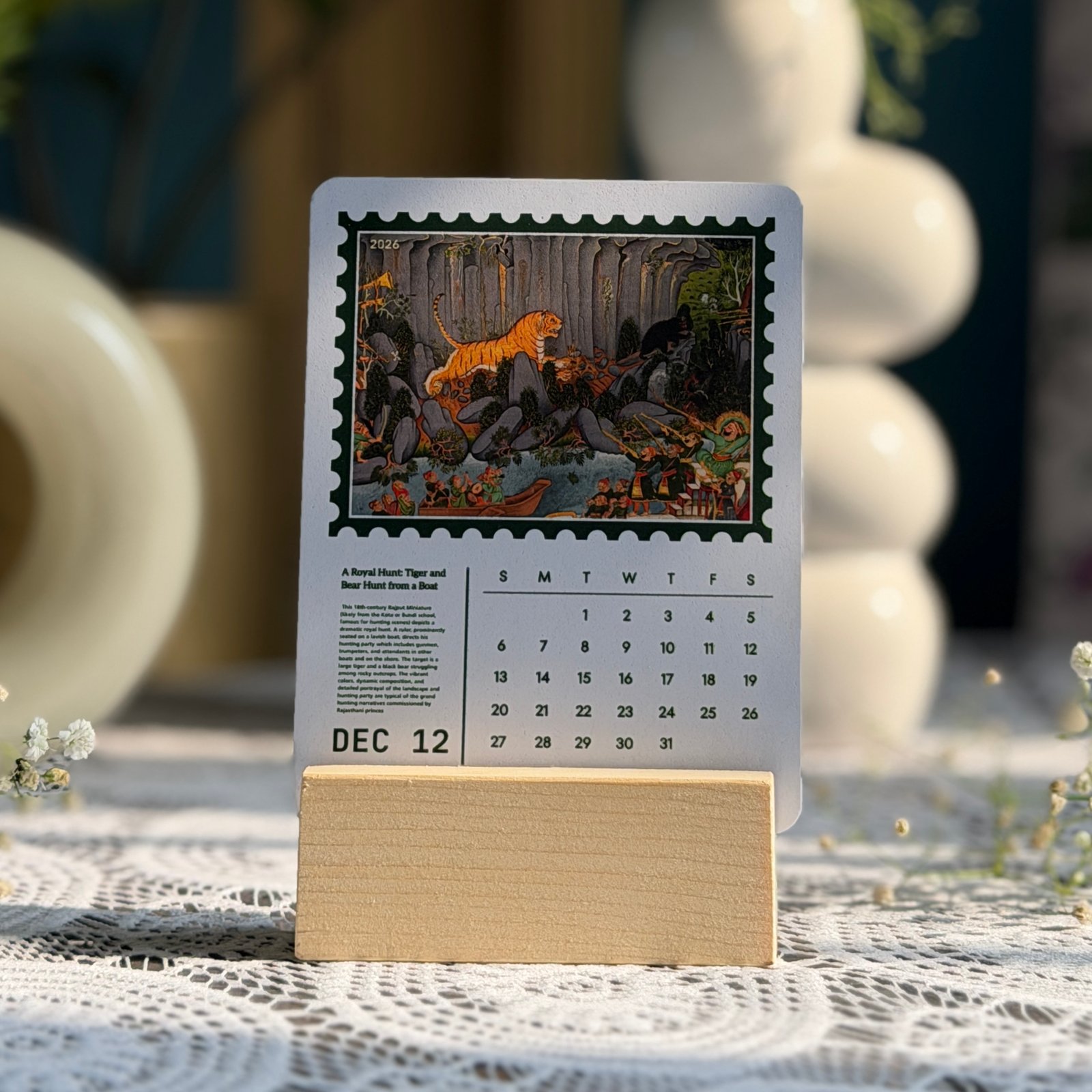 Indian Art Calendar 2026 – 12 Months of India’s Artistic Heritage - Image 12